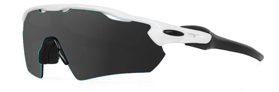 Apex Attack Sunglasses White Smoked Lens
