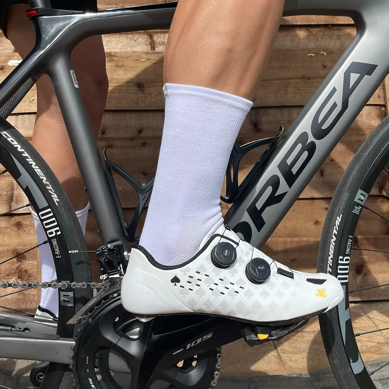Apex Premium Cycling Socks 3-Pack White
